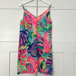 Lilly Pulitzer Lela silk Dress Exotic Garden Small s